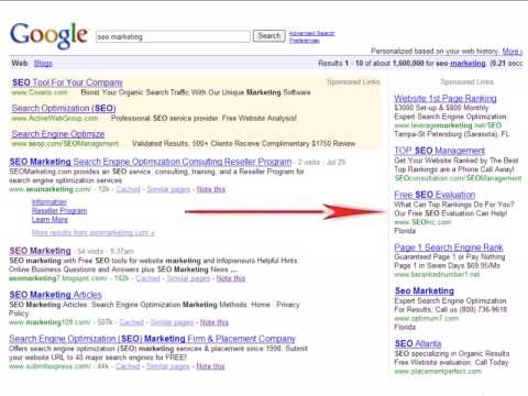 Web SEO PPC Vs Organic Search