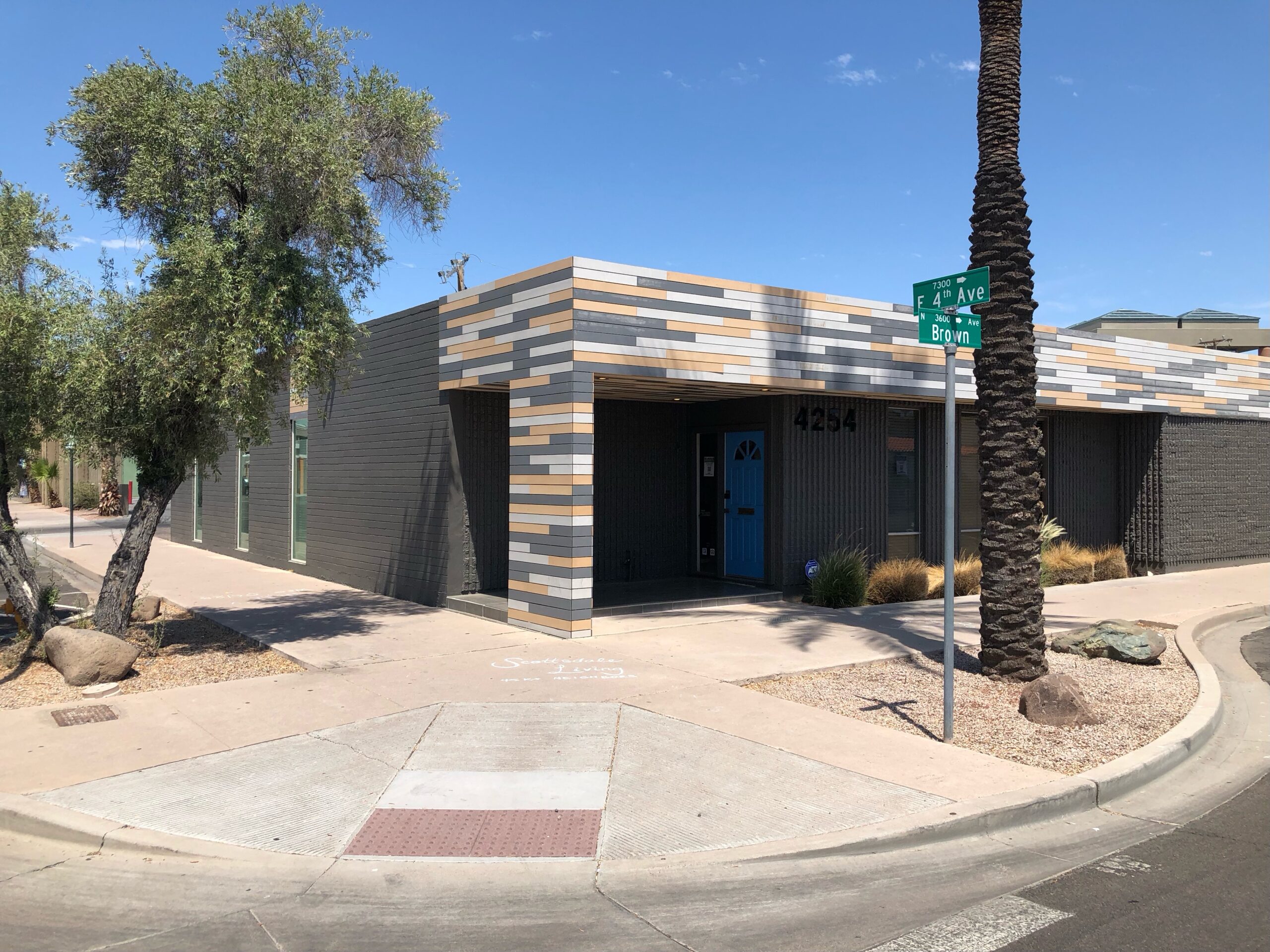 exterior of our podcast recording studio in Scottsdale AZ